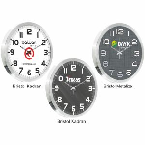 Metal Kasa Duvar Saati 35cm (12115)