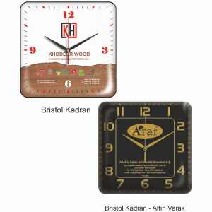 Plastik Kasa Duvar Saati 35x35cm (12245)