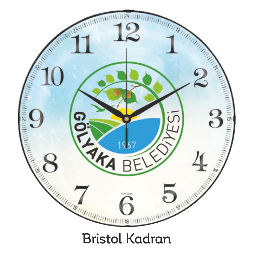 Plastik Kasa Duvar Saati 30cm (12270)