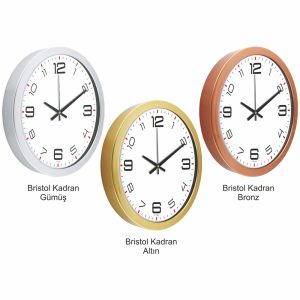 Plastik Kasa Duvar Saati 30cm (12315)