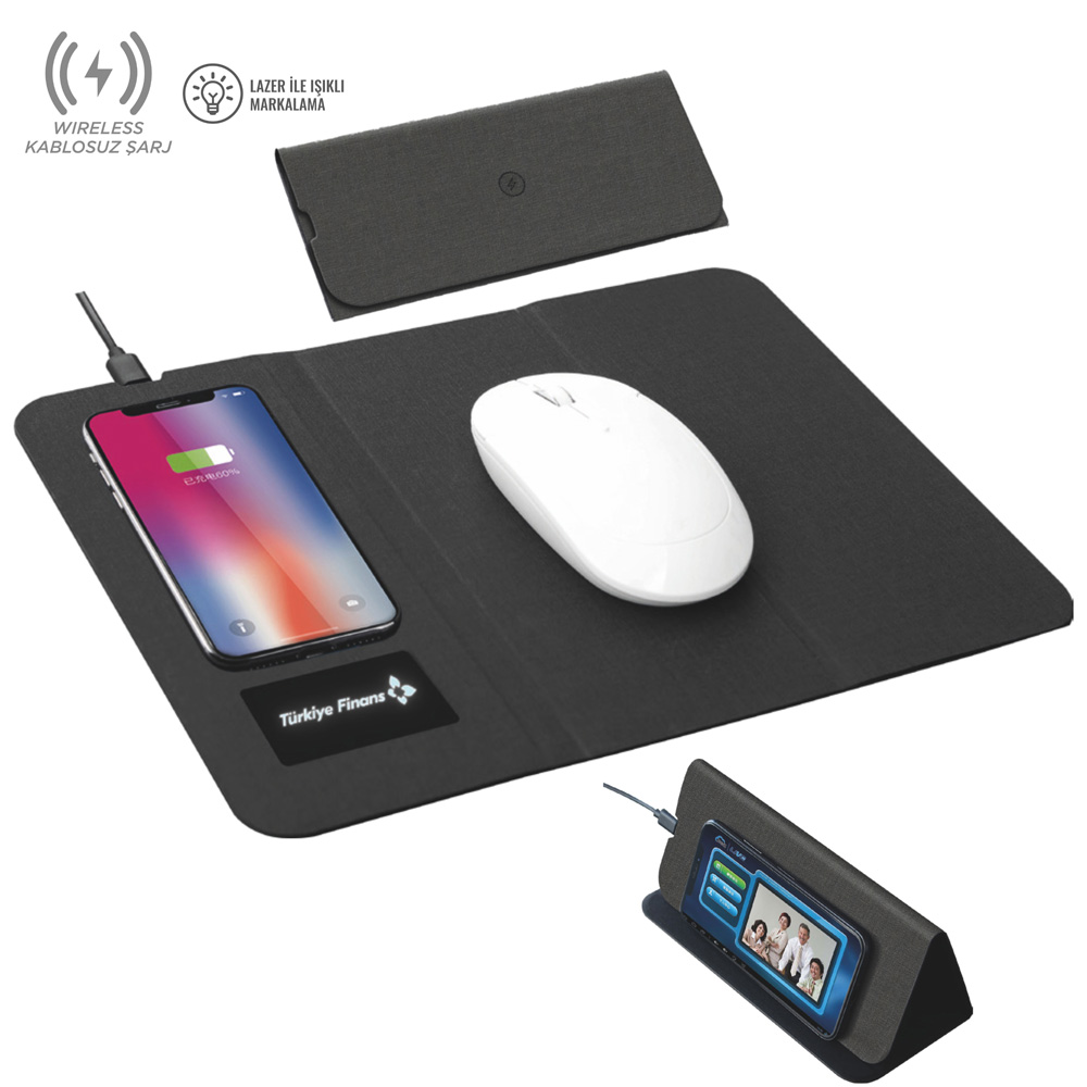 Wireless Şarjlı Mouse Pad (4855)