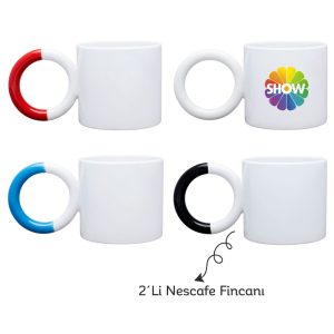 2li Porselen Nescafe Fincanı 260ml (7290)